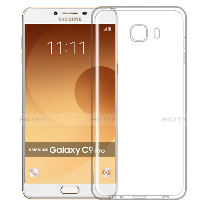 Housse Ultra Fine TPU Souple Transparente T04 pour Samsung Galaxy C9 Pro C9000 Clair Plus