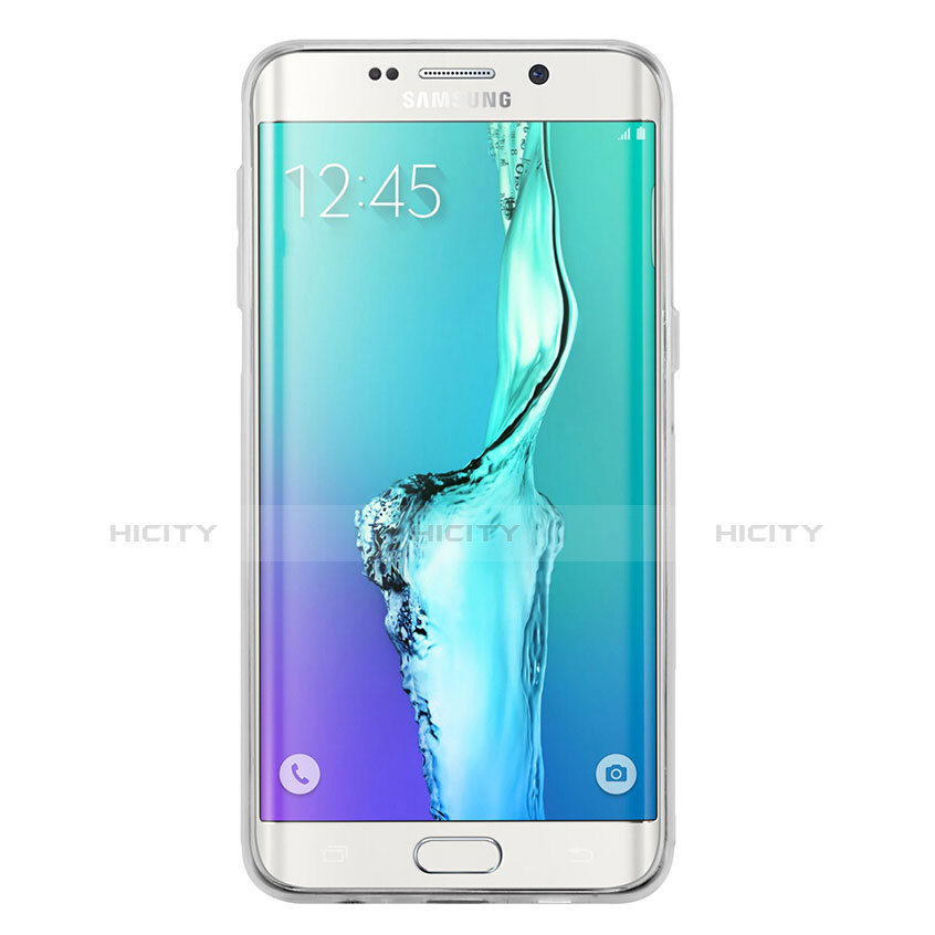 Housse Ultra Fine TPU Souple Transparente T04 pour Samsung Galaxy S6 Edge+ Plus SM-G928F Clair Plus