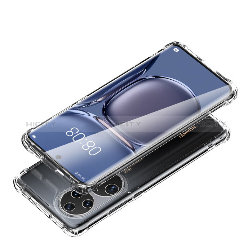 Housse Ultra Fine TPU Souple Transparente T05 pour Huawei P50 Pro Clair Plus