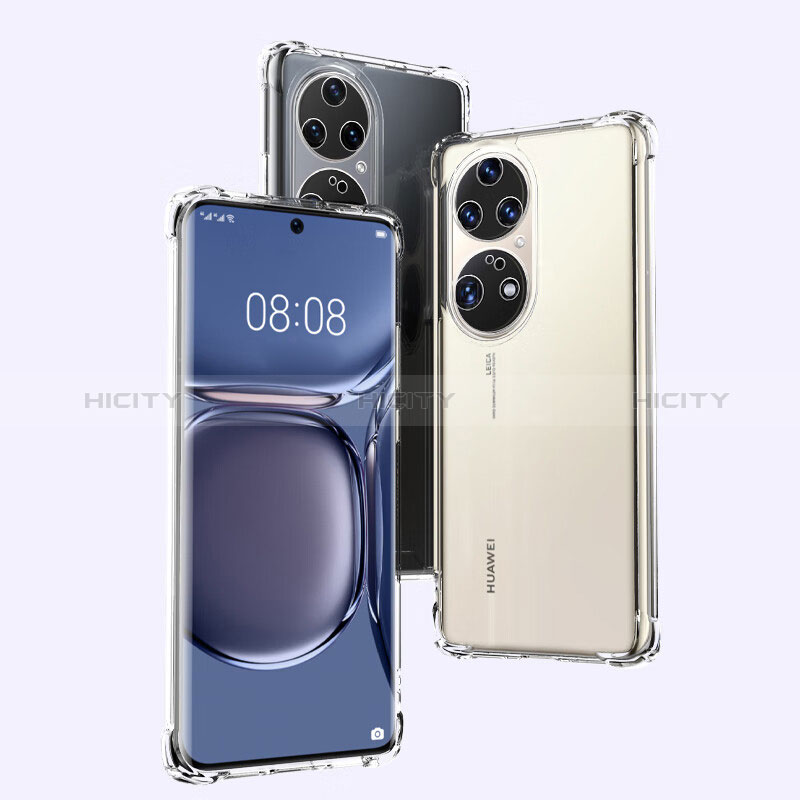 Housse Ultra Fine TPU Souple Transparente T05 pour Huawei P50 Pro Clair Plus