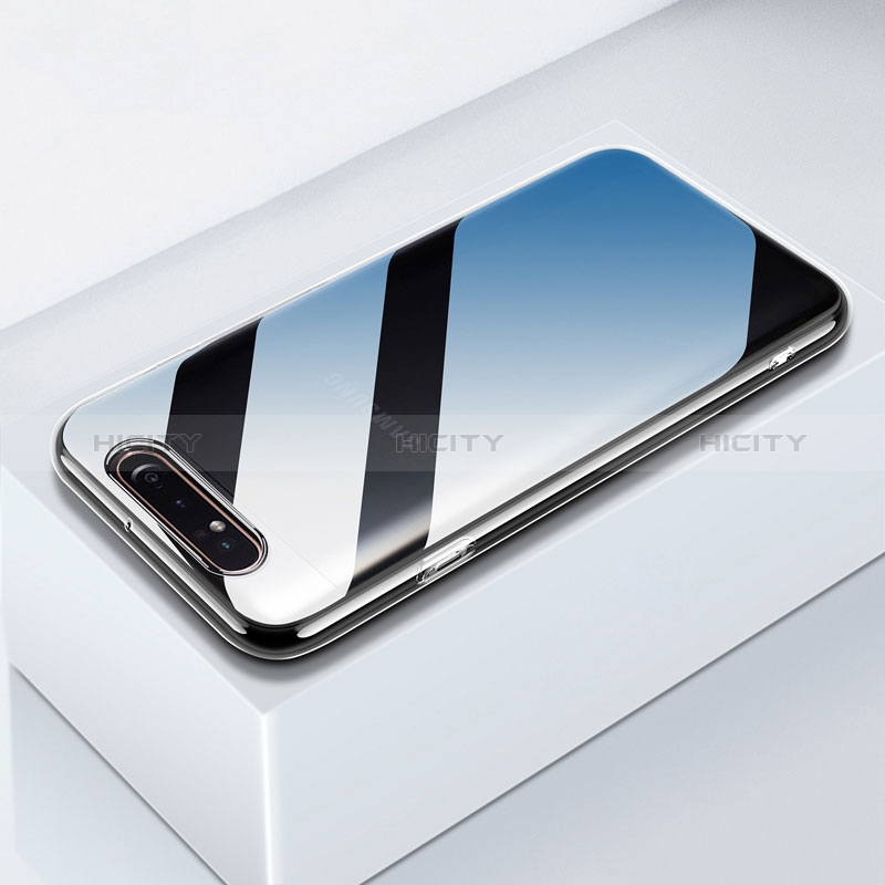 Housse Ultra Fine TPU Souple Transparente T05 pour Samsung Galaxy A80 Clair Plus