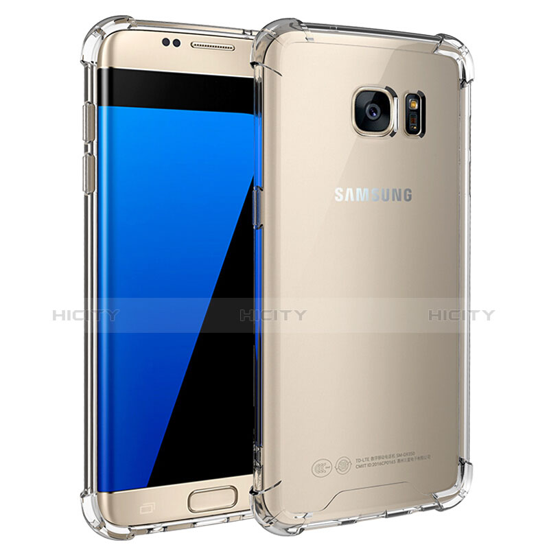 Housse Ultra Fine TPU Souple Transparente T05 pour Samsung Galaxy S7 Edge G935F Clair Plus