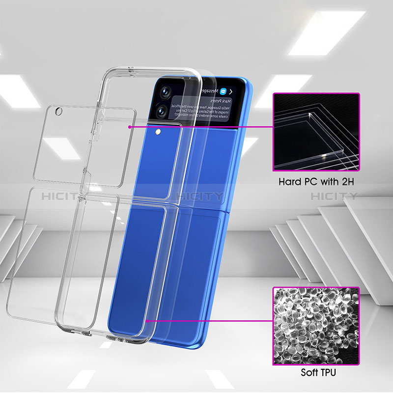 Housse Ultra Fine TPU Souple Transparente T05 pour Samsung Galaxy Z Flip3 5G Clair Plus