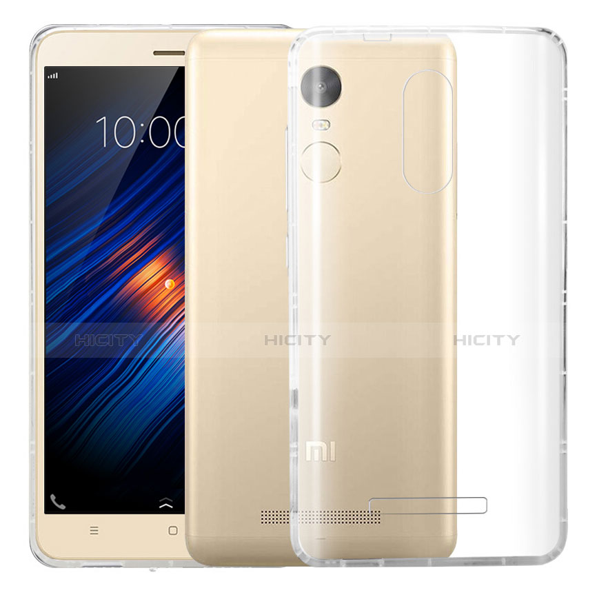 Housse Ultra Fine TPU Souple Transparente T05 pour Xiaomi Redmi Note 3 Clair Plus