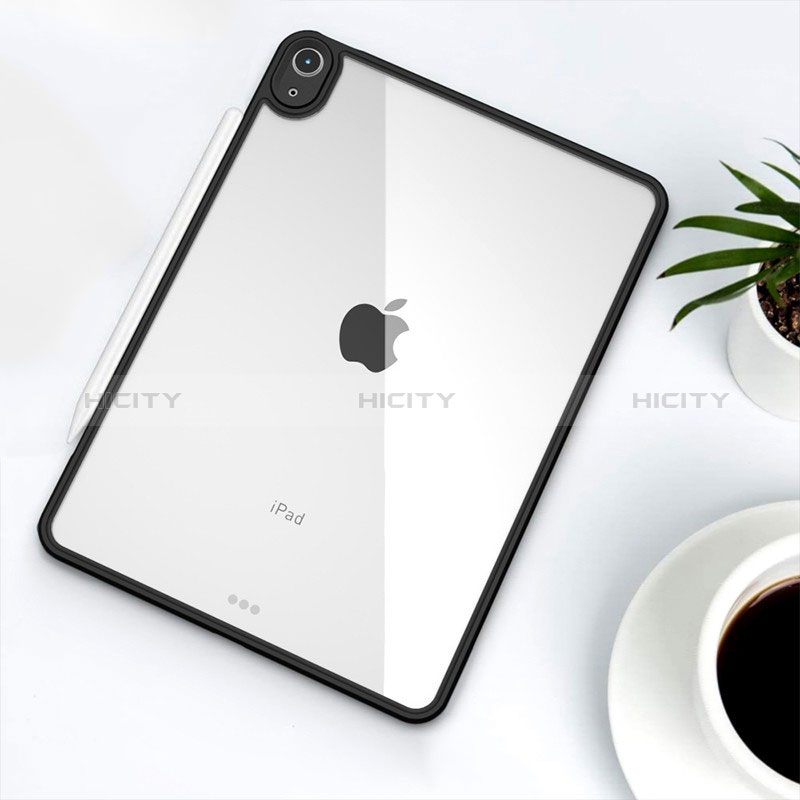 Housse Ultra Fine TPU Souple Transparente T06 pour Apple iPad Air 5 10.9 (2022) Noir Plus