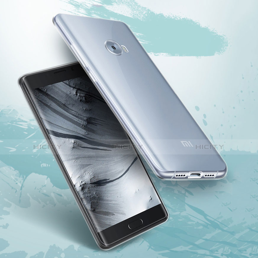 Housse Ultra Fine TPU Souple Transparente T06 pour Xiaomi Mi Note 2 Gris Plus
