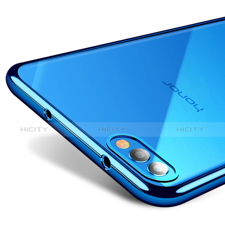 Housse Ultra Fine TPU Souple Transparente T07 pour Huawei Honor View 10 Bleu Plus
