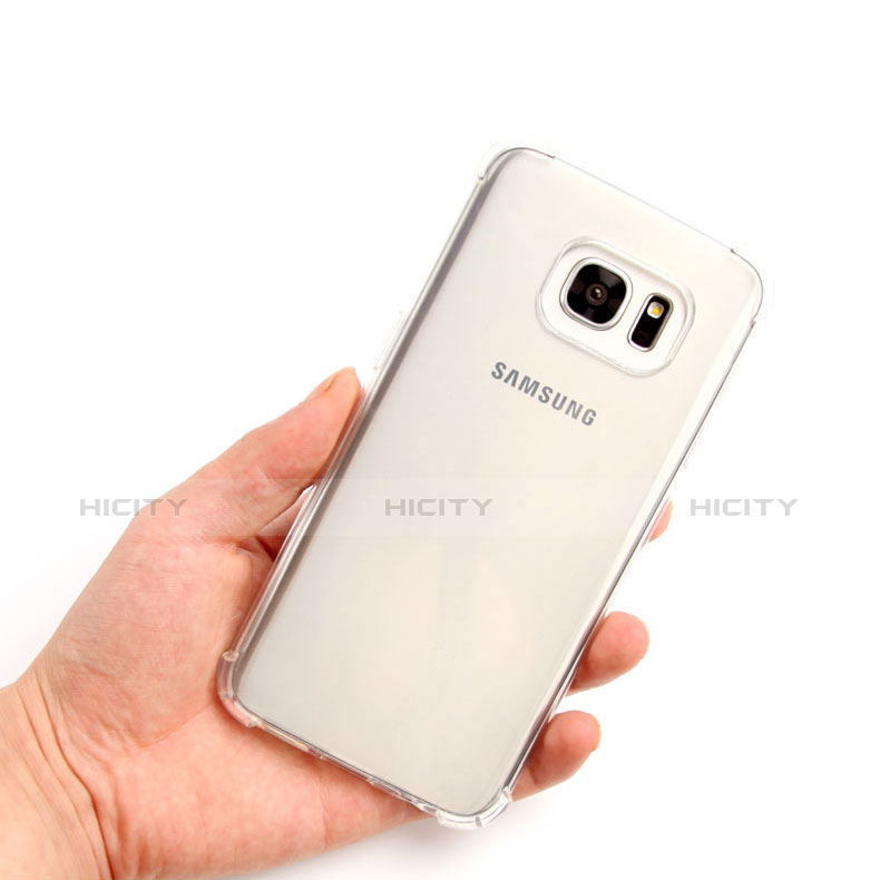 Housse Ultra Fine TPU Souple Transparente T08 pour Samsung Galaxy S7 Edge G935F Clair Plus