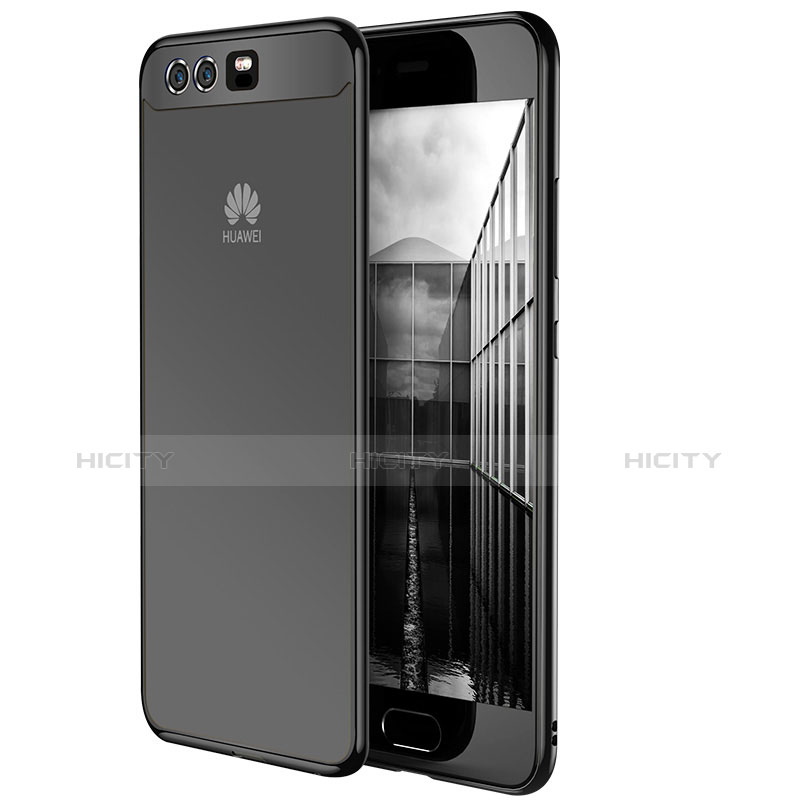 Housse Ultra Fine TPU Souple Transparente T11 pour Huawei P10 Noir Plus
