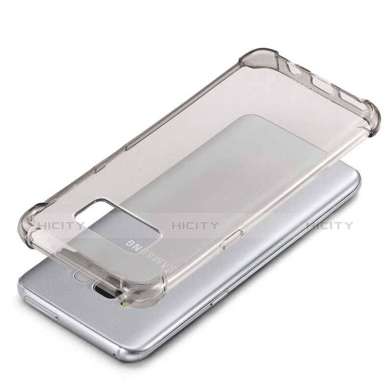 Housse Ultra Fine TPU Souple Transparente T11 pour Samsung Galaxy S8 Plus Gris Plus