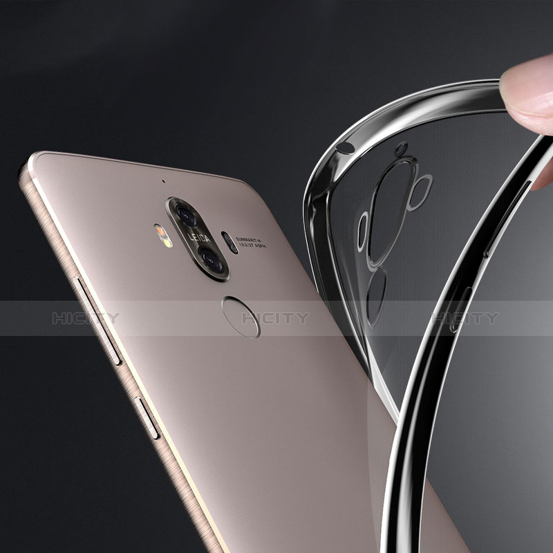Housse Ultra Fine TPU Souple Transparente T15 pour Huawei Mate 9 Noir Plus