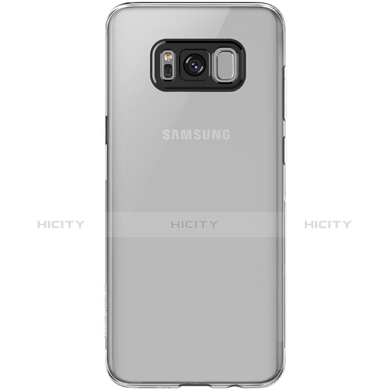 Housse Ultra Fine TPU Souple Transparente T15 pour Samsung Galaxy S8 Gris Plus