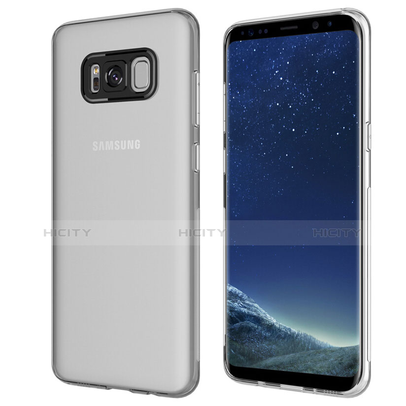Housse Ultra Fine TPU Souple Transparente T15 pour Samsung Galaxy S8 Plus Gris Plus