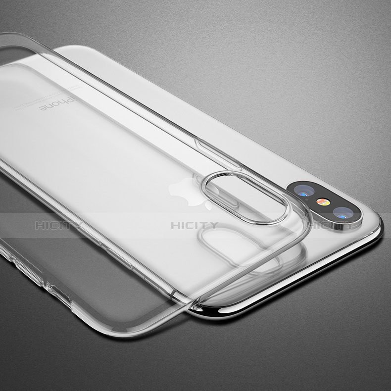 Housse Ultra Fine TPU Souple Transparente T20 pour Apple iPhone Xs Clair Plus