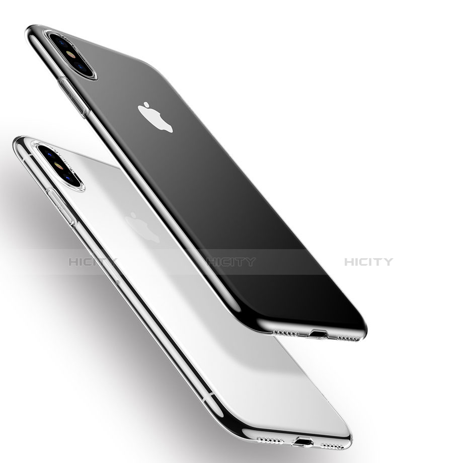 Housse Ultra Fine TPU Souple Transparente T22 pour Apple iPhone X Clair Plus