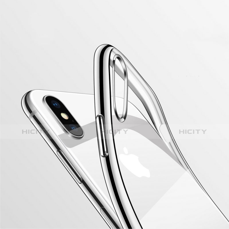 Housse Ultra Fine TPU Souple Transparente T27 pour Apple iPhone X Clair Plus