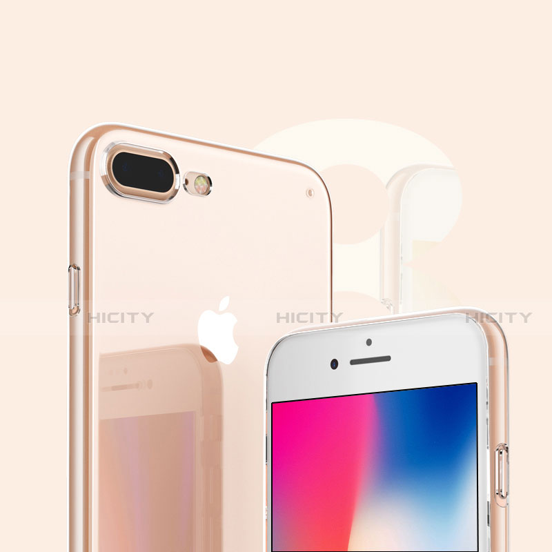 Housse Ultra Fine TPU Souple Transparente Z03 pour Apple iPhone 8 Plus Clair Plus