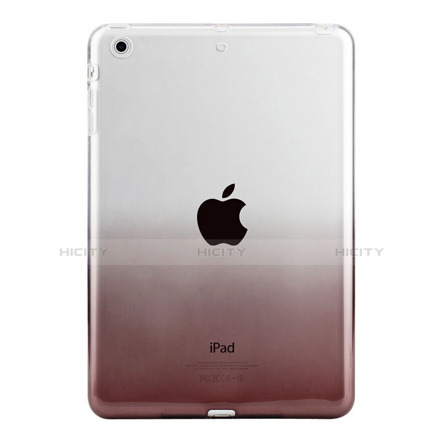 Housse Ultra Fine Transparente Souple Degrade pour Apple iPad Mini Gris Plus