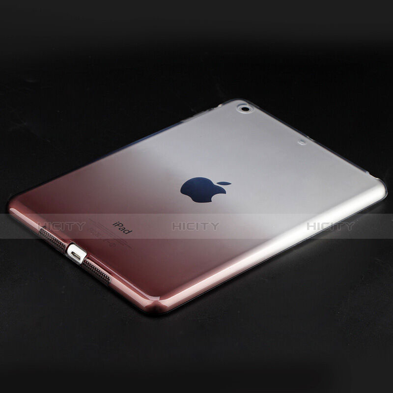 Housse Ultra Fine Transparente Souple Degrade pour Apple iPad Mini Gris Plus