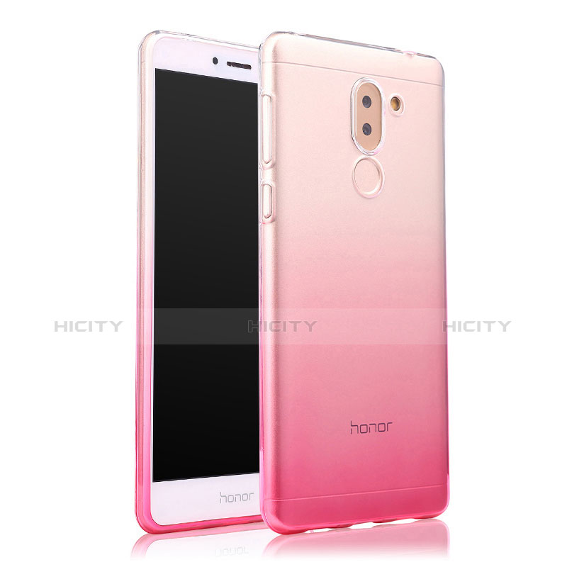 Housse Ultra Fine Transparente Souple Degrade pour Huawei Honor 6X Pro Rose Plus