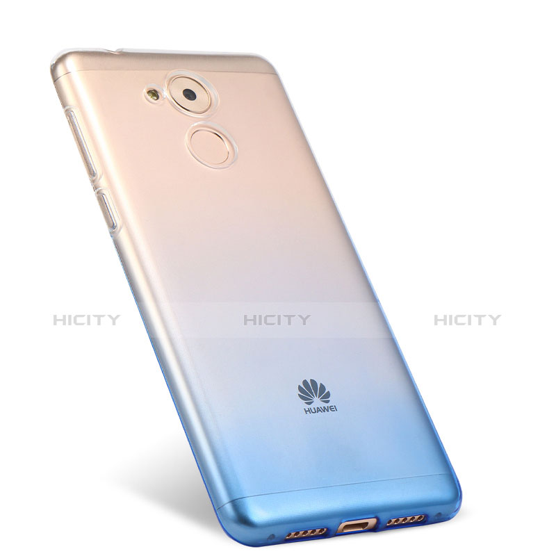 Housse Ultra Fine Transparente Souple Degrade pour Huawei Nova Smart Bleu Plus