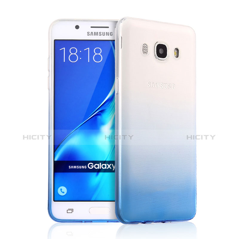 Housse Ultra Fine Transparente Souple Degrade pour Samsung Galaxy J5 (2016) J510FN J5108 Bleu Plus