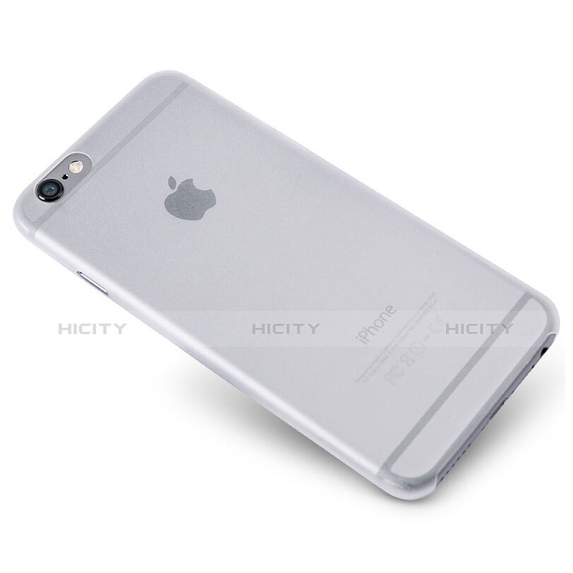 Housse Ultra Slim Mat Rigide Transparente pour Apple iPhone 6 Blanc Plus