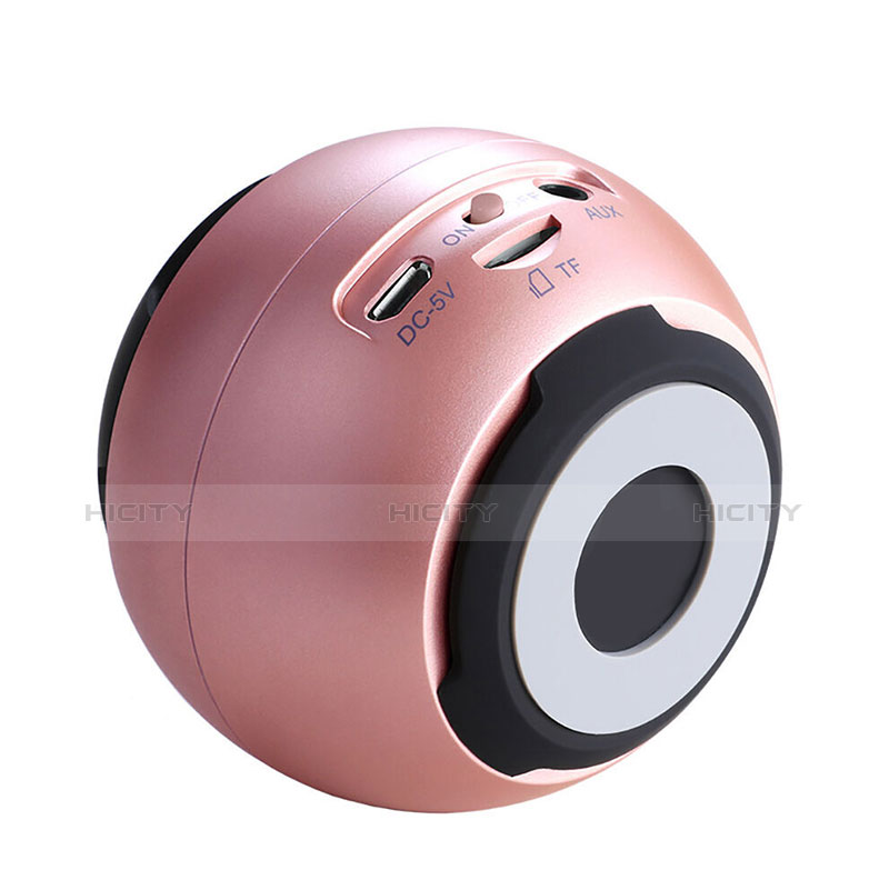 Mini Haut Parleur Enceinte Portable Sans Fil Bluetooth Haut-Parleur S22 Or Rose Plus