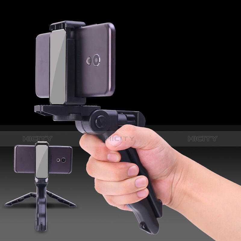 Perche de Selfie Filaire Baton de Selfie Cable Extensible de Poche Universel S21 Noir Plus