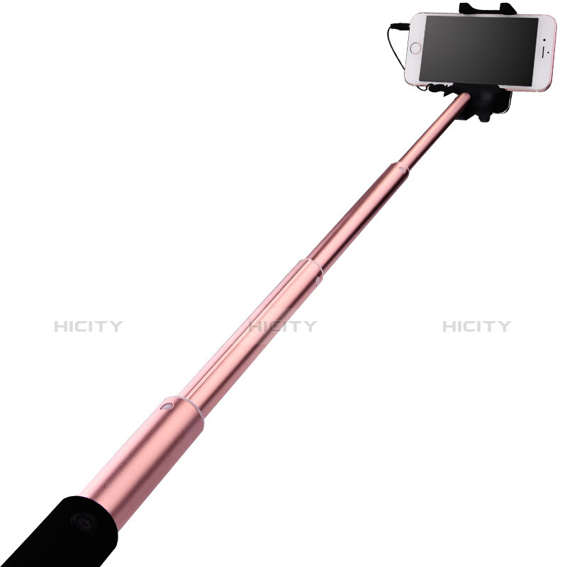 Perche de Selfie Sans Fil Bluetooth Baton de Selfie Extensible de Poche Universel S15 Or Plus