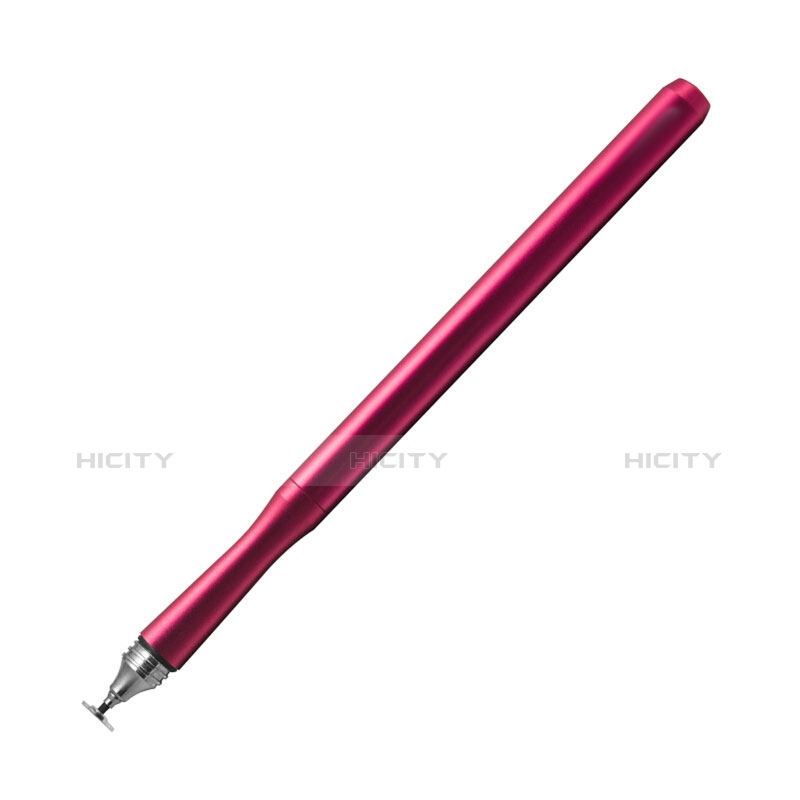 Stylet Tactile Ecran Haute Precision de Stylo Dessin Universel P13 Rose Rouge Plus