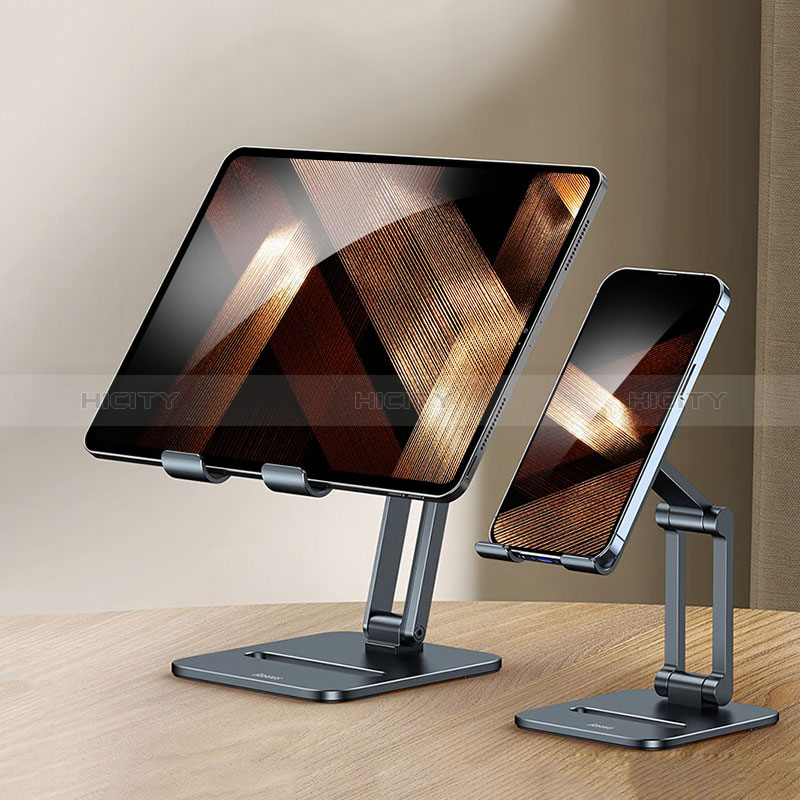 Support de Bureau Support Tablette Flexible Universel Pliable Rotatif 360 D05 pour Microsoft Surface Pro 4 Noir Plus