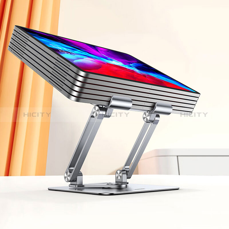 Support de Bureau Support Tablette Flexible Universel Pliable Rotatif 360 D06 pour Microsoft Surface Pro 4 Noir Plus