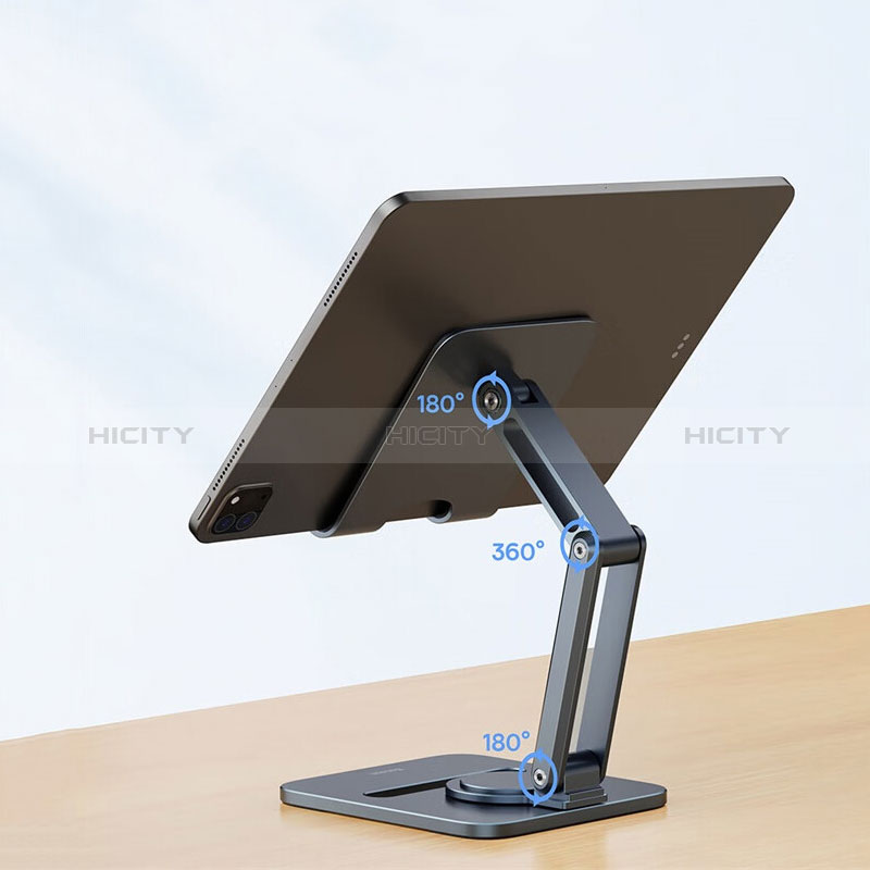 Support de Bureau Support Tablette Flexible Universel Pliable Rotatif 360 D07 pour Microsoft Surface Pro 4 Noir Plus