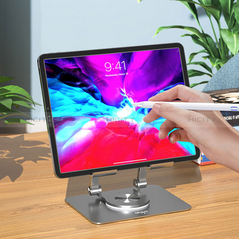 Support de Bureau Support Tablette Flexible Universel Pliable Rotatif 360 D11 pour Apple iPad 10.2 (2019) Noir Plus