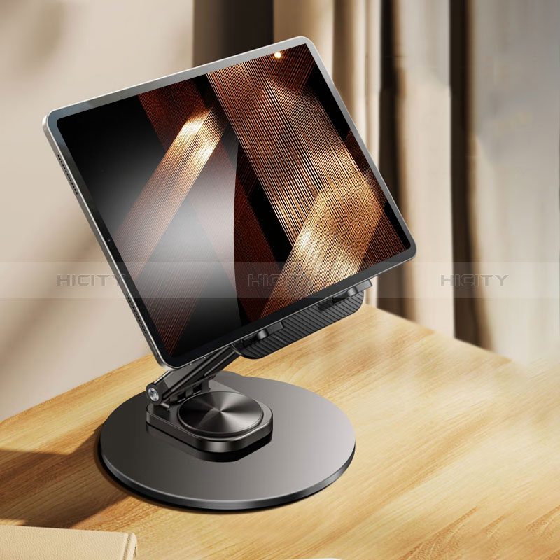 Support de Bureau Support Tablette Flexible Universel Pliable Rotatif 360 D16 pour Apple iPad Pro 9.7 Noir Plus