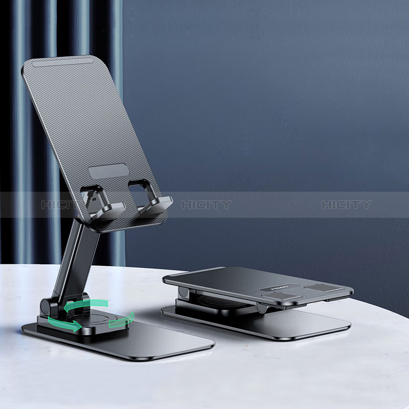 Support de Bureau Support Tablette Flexible Universel Pliable Rotatif 360 F02 pour Microsoft Surface Pro 4 Noir Plus
