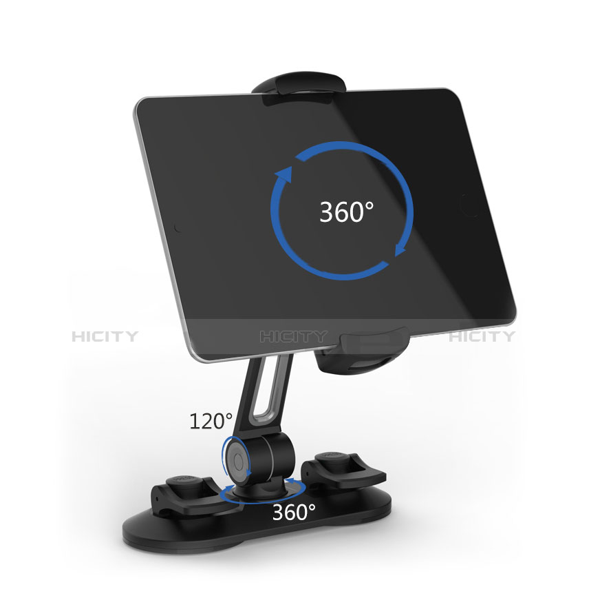 Support de Bureau Support Tablette Flexible Universel Pliable Rotatif 360 H11 pour Huawei Honor WaterPlay 10.1 HDN-W09 Noir Plus
