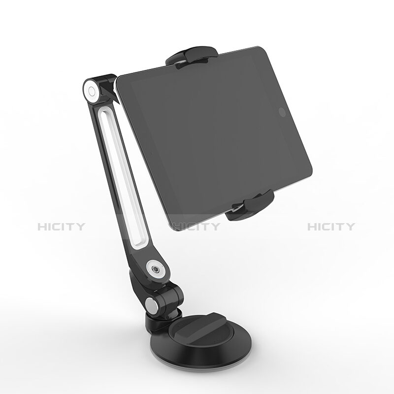 Support de Bureau Support Tablette Flexible Universel Pliable Rotatif 360 H12 pour Huawei Honor WaterPlay 10.1 HDN-W09 Noir Plus