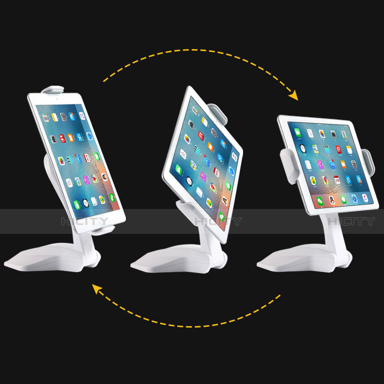 Support de Bureau Support Tablette Flexible Universel Pliable Rotatif 360 K03 pour Apple iPad 2 Plus