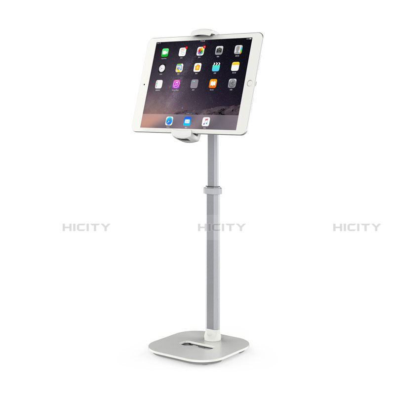 Support de Bureau Support Tablette Flexible Universel Pliable Rotatif 360 K09 pour Apple iPad Mini 2 Blanc Plus