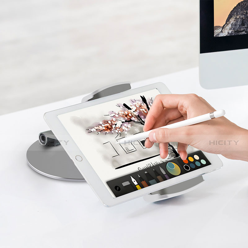 Support de Bureau Support Tablette Flexible Universel Pliable Rotatif 360 K10 pour Apple iPad 3 Plus