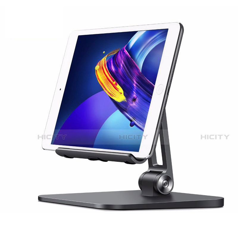 Support de Bureau Support Tablette Flexible Universel Pliable Rotatif 360 K17 pour Apple iPad 2 Gris Fonce Plus