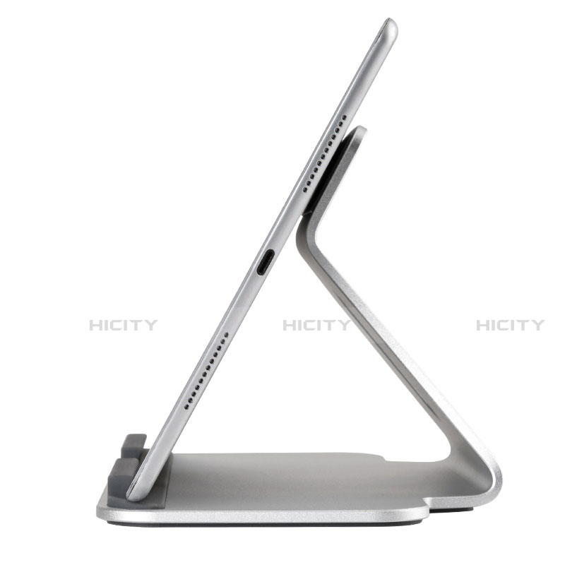Support de Bureau Support Tablette Flexible Universel Pliable Rotatif 360 K21 pour Apple iPad Air 3 Argent Plus