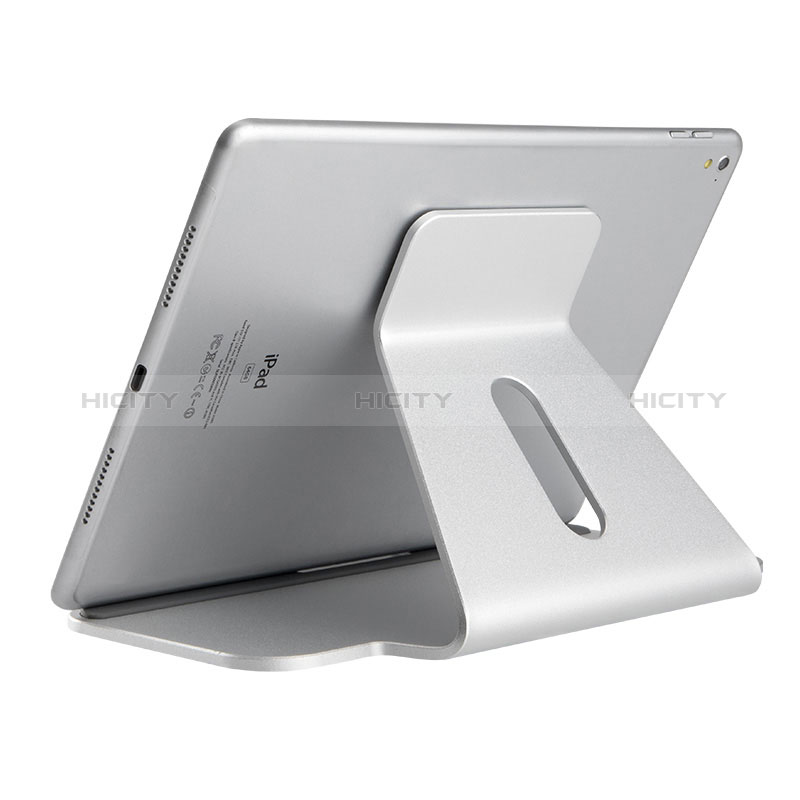 Support de Bureau Support Tablette Flexible Universel Pliable Rotatif 360 K21 pour Apple iPad Air 5 10.9 (2022) Argent Plus