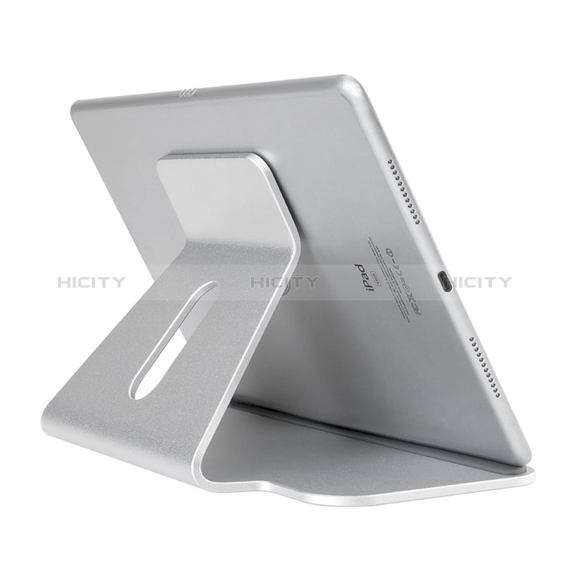Support de Bureau Support Tablette Flexible Universel Pliable Rotatif 360 K21 pour Apple iPad Air 5 10.9 (2022) Argent Plus