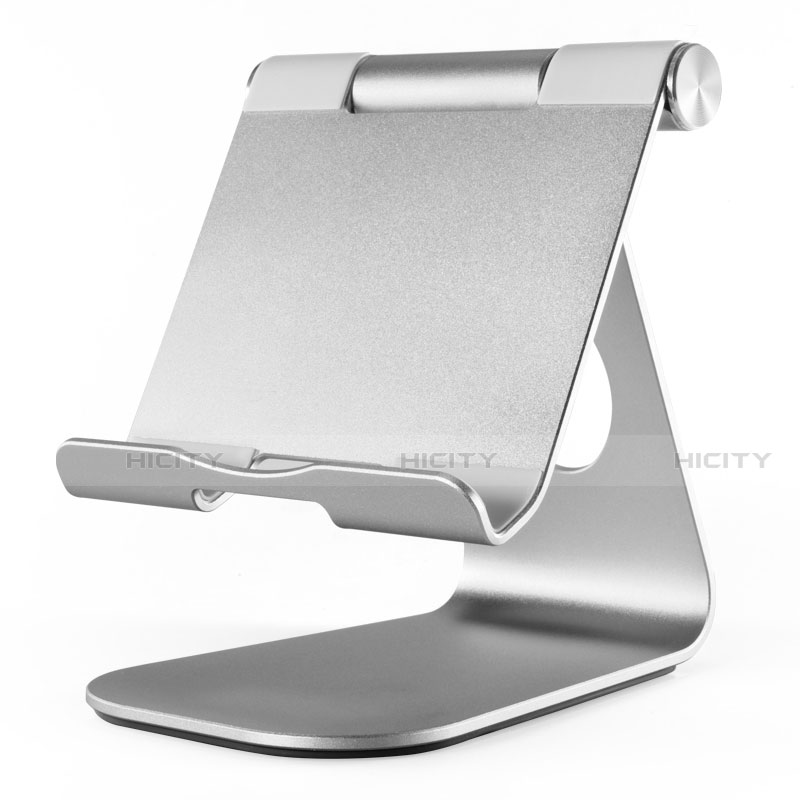 Support de Bureau Support Tablette Flexible Universel Pliable Rotatif 360 K23 pour Amazon Kindle 6 inch Argent Plus