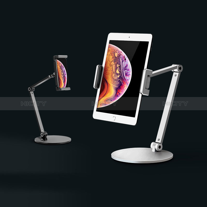 Support de Bureau Support Tablette Flexible Universel Pliable Rotatif 360 T04 pour Apple iPad Pro 12.9 (2022) Plus