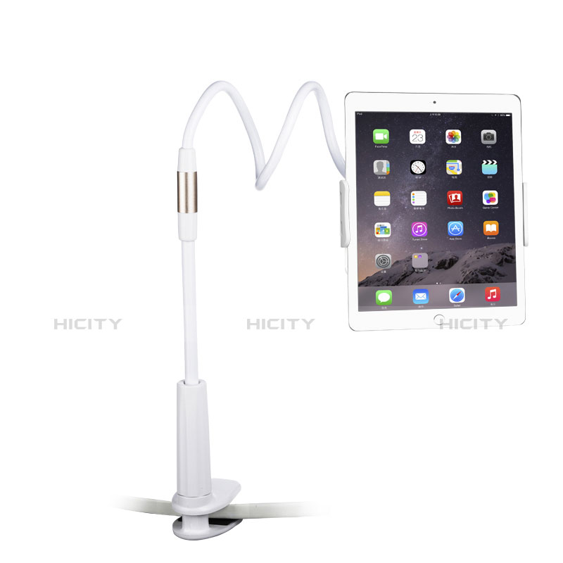 Support de Bureau Support Tablette Flexible Universel Pliable Rotatif 360 T29 pour Apple iPad Air 2 Blanc Plus