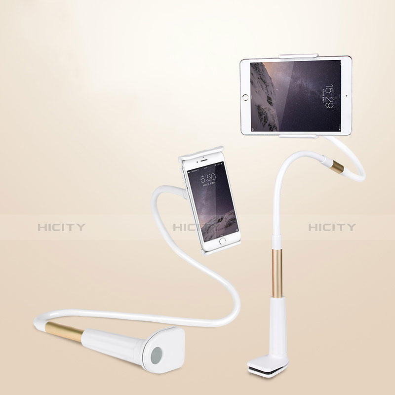 Support de Bureau Support Tablette Flexible Universel Pliable Rotatif 360 T30 pour Apple iPad New Air (2019) 10.5 Blanc Plus